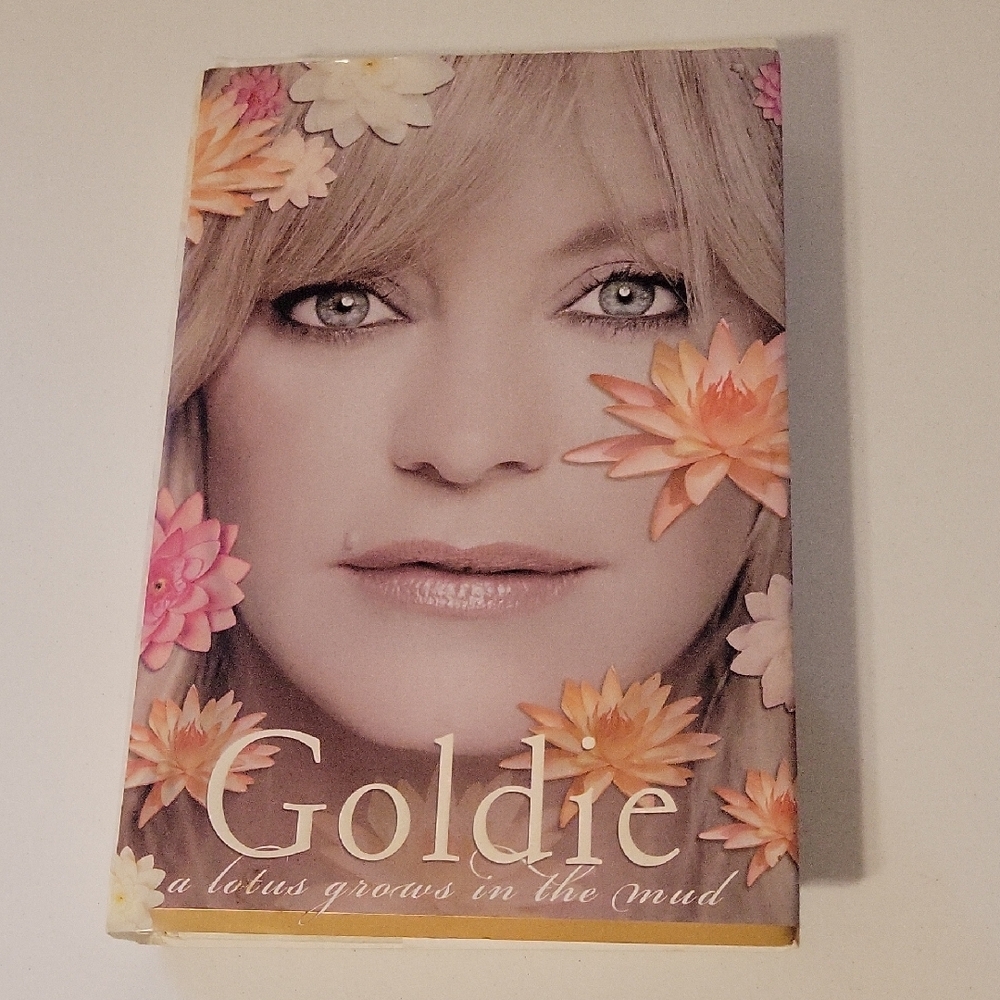 Goldie Floral Hardcover Book - "A Lotus Grows In The Mud"